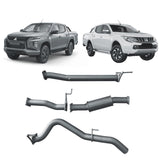 Redback Extreme Duty - Mitsubishi Triton MQ/MR (2015 - On) Performance Exhaust System