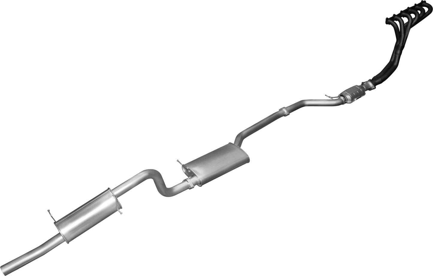 Manta | 2.5in Single Full System with Muffler/Muffler | Ford Falcon BA BF 6 Cylinder Ute 2002–2008