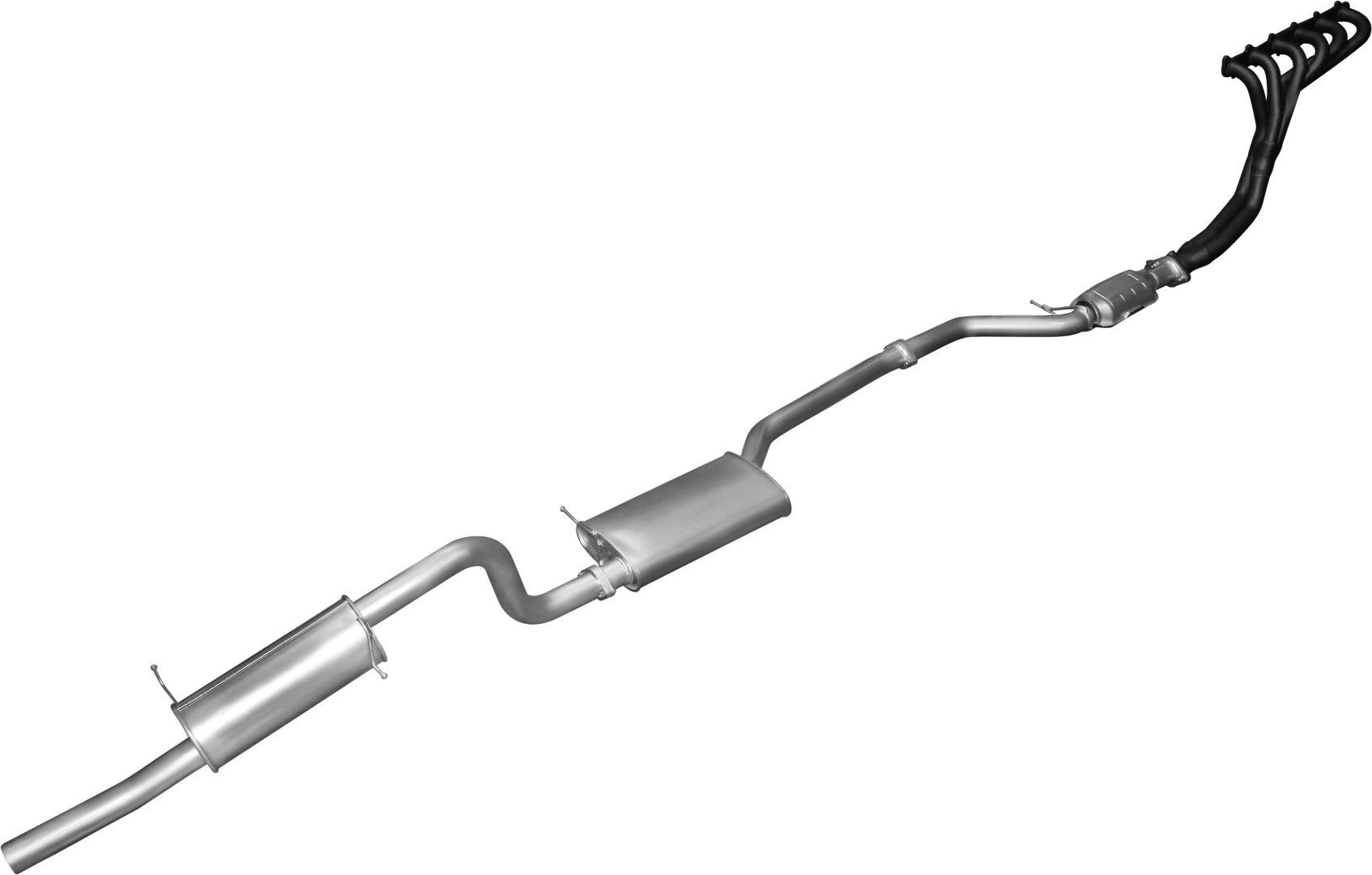 Manta | 2.5in Single Full System with Muffler/Muffler | Ford Falcon BA BF 6 Cylinder Ute 2002–2008