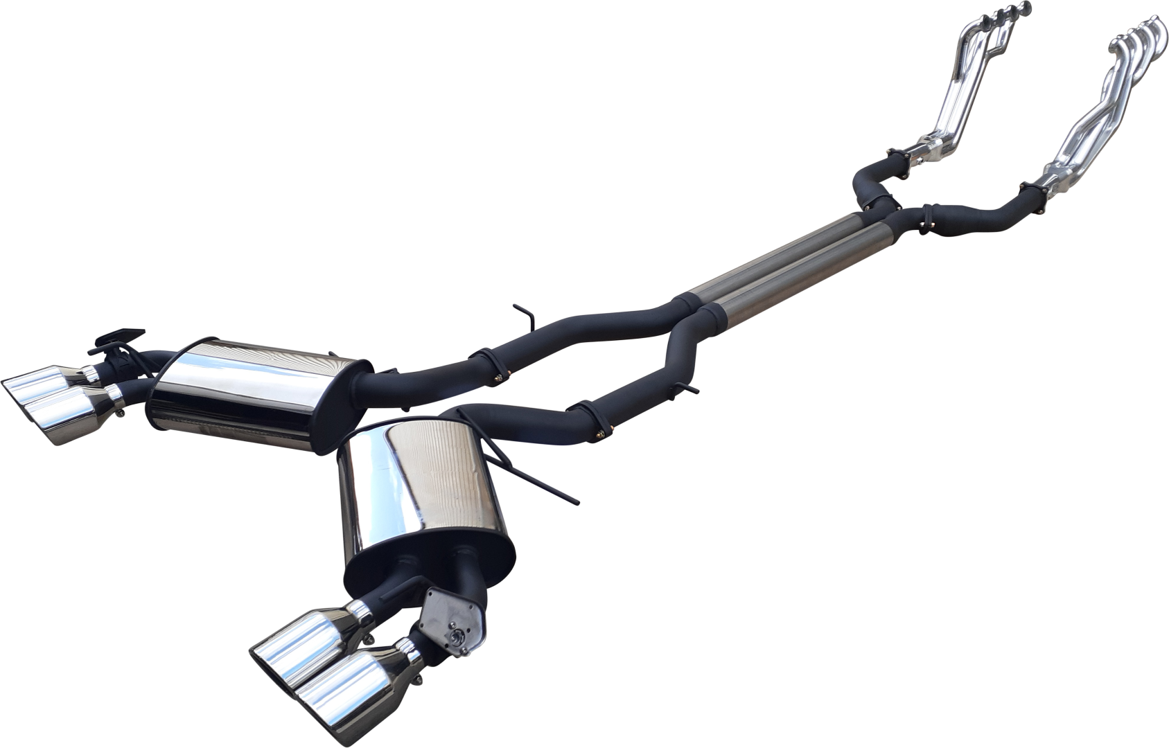 Manta | Twin 3" Full Exhaust System with 1 7/8" Headers | Chevrolet Camaro 6th Gen 6.2L V8 Coupe | 2016–2022