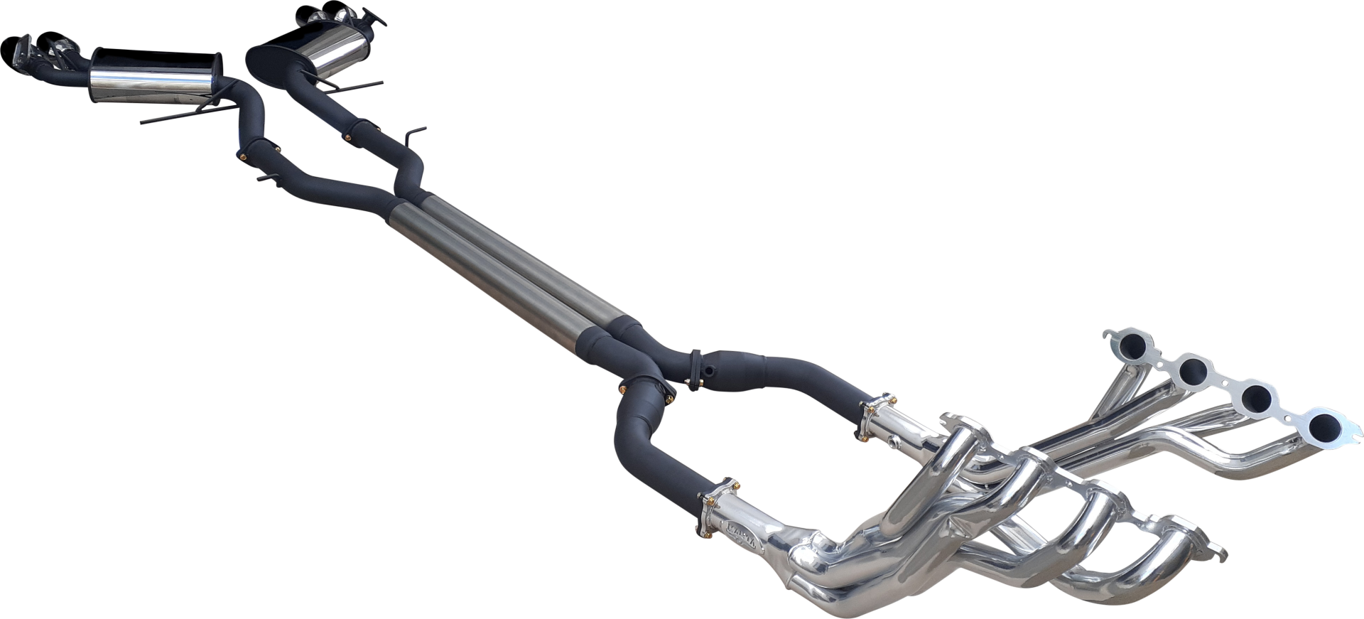 Manta | Twin 3" Full Exhaust System with 1 7/8" Headers | Chevrolet Camaro 6th Gen 6.2L V8 Coupe | 2016–2022
