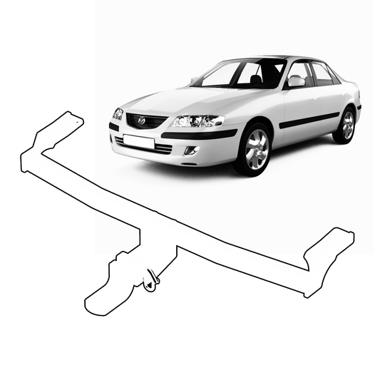 BTA Mazda 626 GF (08/1997 – 09/2002) Light Duty Towbar 950/80kg Capacity