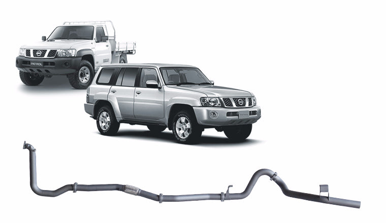 Redback Extreme Duty Exhaust for Nissan Patrol GU 3.0L 2000-2016 | 76mm - NPX51200-PO