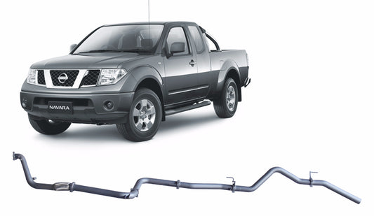 Redback Extreme Duty Exhaust for Nissan Navara D40 2.5L 2007-2015 | 76mm - NNX52800-PO