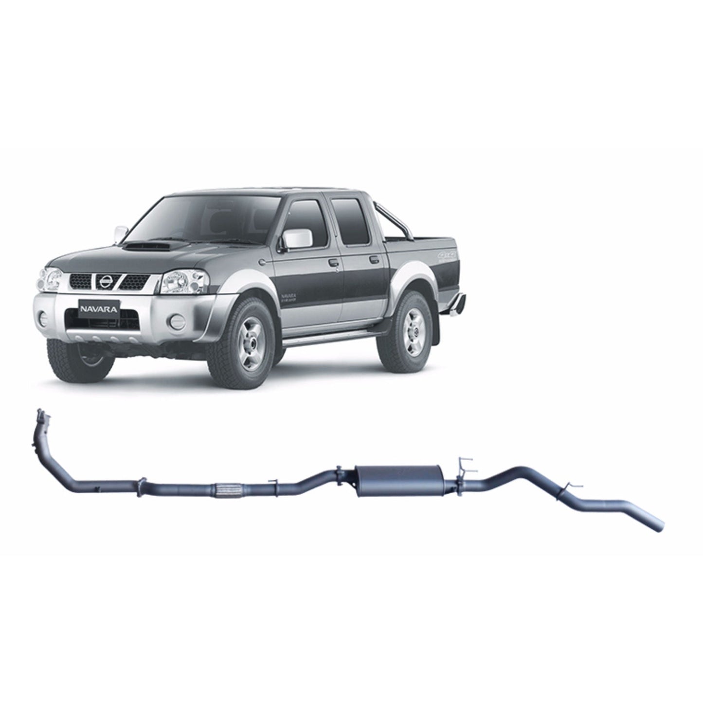 Redback Extreme Duty - Nissan Navara D22 (2007 - 2015) 2.5L Performance Exhaust System