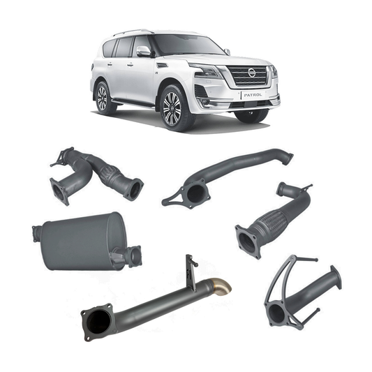 Redback 4x4 Exhaust System Kit for Nissan Patrol 2012-on | 3" - NPX54501-PM