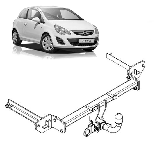 TAG Towbar European for Opel Astra 2012-2013 | 1300kg towing - OPE701