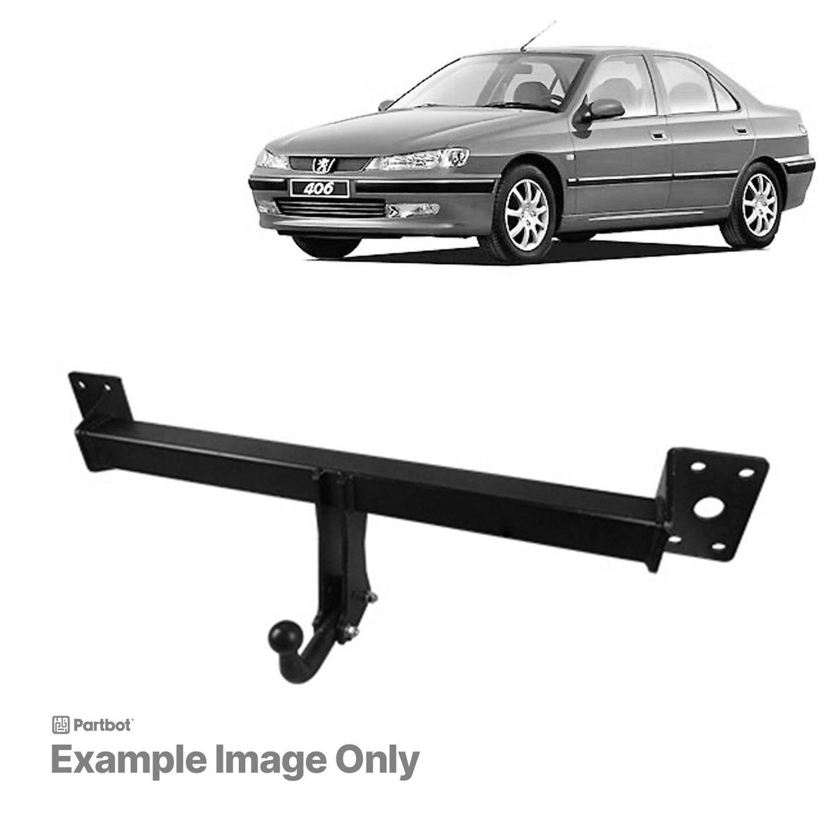 TAG Towbar European for Peugeot 406 Wagon 1996-2004 | 1700kg towing - PEU711