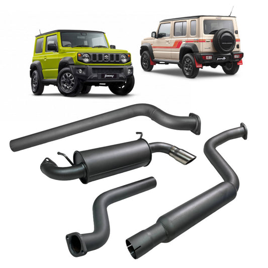 Redback Extreme Duty Catback Exhaust System for Suzuki Jimny 3 5 & Door 2018-on | 2 1/2" - SJX70200-PM