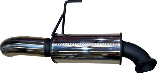 Manta | 3″ Rear Muffler with 4″ Dump Tip | Toyota Landcruiser 300 Series V6 FJA300R Wagon 2021–2025