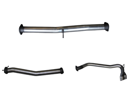 Manta | 3″ DPF Back Without Muffler Twin Tip Side Exit | Ford Ranger PX2 PX3 3.2L Ute 2015–2022