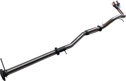 Manta - Ford Ranger Next Gen T6.2 V6 - DPF Back - 3" Single Stainless Exhaust with Twin Tip Side Exit- with Centre Hotdog