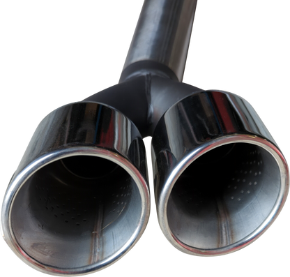 Manta - Ford Ranger Next Gen T6.2 V6 - DPF Back - 3" Single Stainless Exhaust with Twin Tip Side Exit- with Centre Hotdog