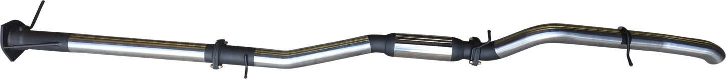 Manta - Ford Ranger Next Gen T6.2 V6 - DPF Back - 3" Single Stainless Exhaust with Tip - with Centre Hotdog