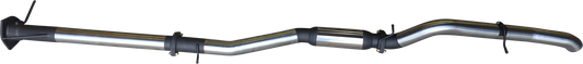 Manta - Ford Ranger Next Gen T6.2 V6 - DPF Back - 3" Single Stainless Exhaust with Tip - with Centre Hotdog