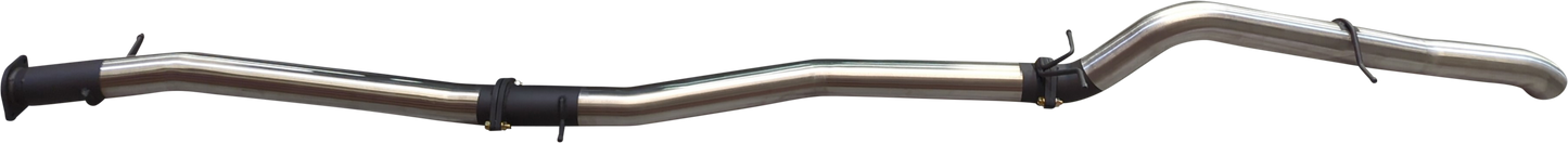 Manta - Ford Ranger Ute Next Gen T6.2 4cyl 2.0 Bi-Turbo (2022-2024) - DPF Back - 3" Single Stainless Exhaust with Tip - without Centre Muffler
