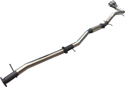 Manta - Ford Ranger Ute Next Gen T6.2 4cyl 2.0 Bi-Turbo (2022-2024) DPF Back - 3" Single Stainless Exhaust with Twin Tip Side Exit - with Centre Hotdog