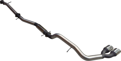 Manta - Ford Ranger Ute Next Gen T6.2 4cyl 2.0 Bi-Turbo (2022-2024) DPF Back - 3" Single Stainless Exhaust with Twin Tip Side Exit - with Centre Hotdog