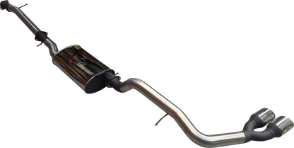 Manta - Ford Ranger Ute 	Next Gen T6.2 4cyl 2.0 Bi-Turbo (2022-2024) - DPF Back - 3" Single Stainless Exhaust with Twin Tip Side Exit - with Centre Muffler