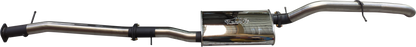Manta - Ford Ranger Ute Next Gen T6.2 4cyl 2.0 Bi-Turbo (2022-2024) - DPF Back - 3" Single Stainless Exhaust with Single Tip - with Centre Muffler