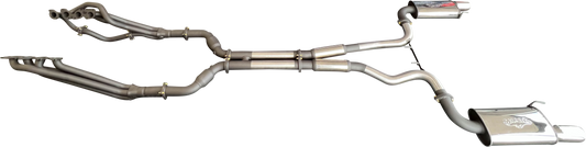 Manta | Twin 3″ Full Exhaust System with 1 7/8″ Headers Twin Tips | Ford Mustang FM S550 5.0L V8 Coupe 2015–2017