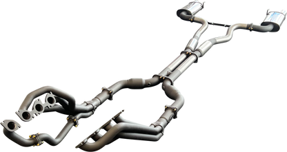 Manta | Twin 3″ Full Exhaust System with 1 7/8″ Headers Twin Tips | Ford Mustang FM S550 5.0L V8 Coupe 2015–2017