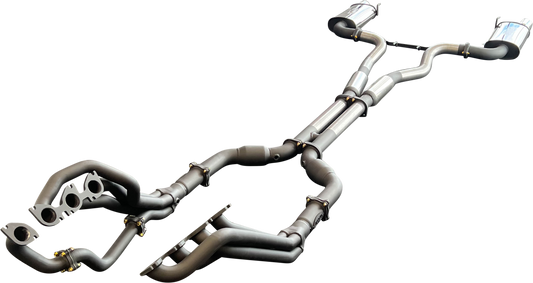 Manta | Twin 3″ Full Exhaust System with 1 7/8″ Headers Twin Tips | Ford Mustang FM S550 5.0L V8 Coupe 2015–2017