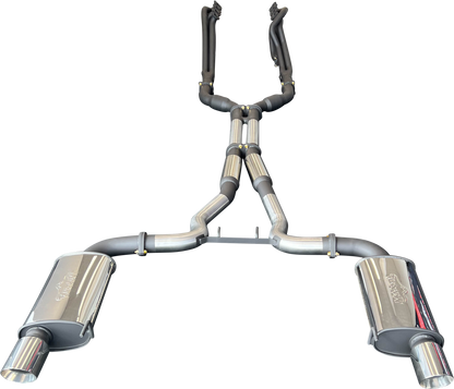 Manta | Twin 3″ Full Exhaust System with 1 7/8″ Headers Twin Tips | Ford Mustang FM S550 5.0L V8 Coupe 2015–2017