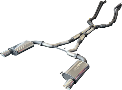 Manta | Twin 3″ Full Exhaust System with 1 7/8″ Headers Twin Tips | Ford Mustang FM S550 5.0L V8 Coupe 2015–2017