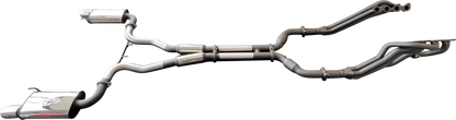 Manta | Twin 3″ Full Exhaust System with 1 7/8″ Headers Twin Tips | Ford Mustang FM S550 5.0L V8 Coupe 2015–2017