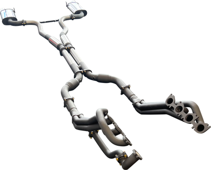 Manta | Twin 3″ Full Exhaust System with 1 7/8″ Headers Twin Tips | Ford Mustang FM S550 5.0L V8 Coupe 2015–2017