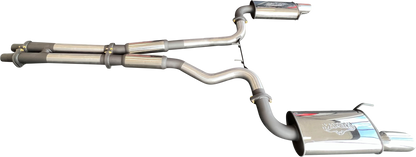 Manta | Twin 3″ Cat Back Exhaust System with Twin Tips | Ford Mustang FM S550 5.0L V8 Fastback Coupe 2015–2017