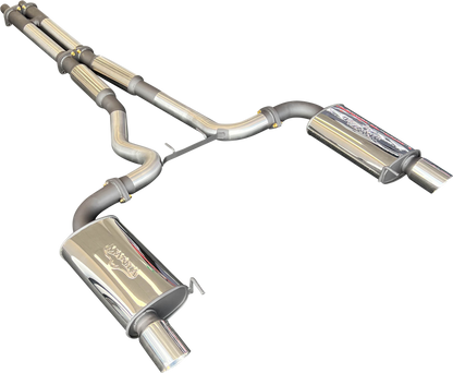 Manta | Twin 3″ Cat Back Exhaust System with Twin Tips | Ford Mustang FM S550 5.0L V8 Fastback Coupe 2015–2017
