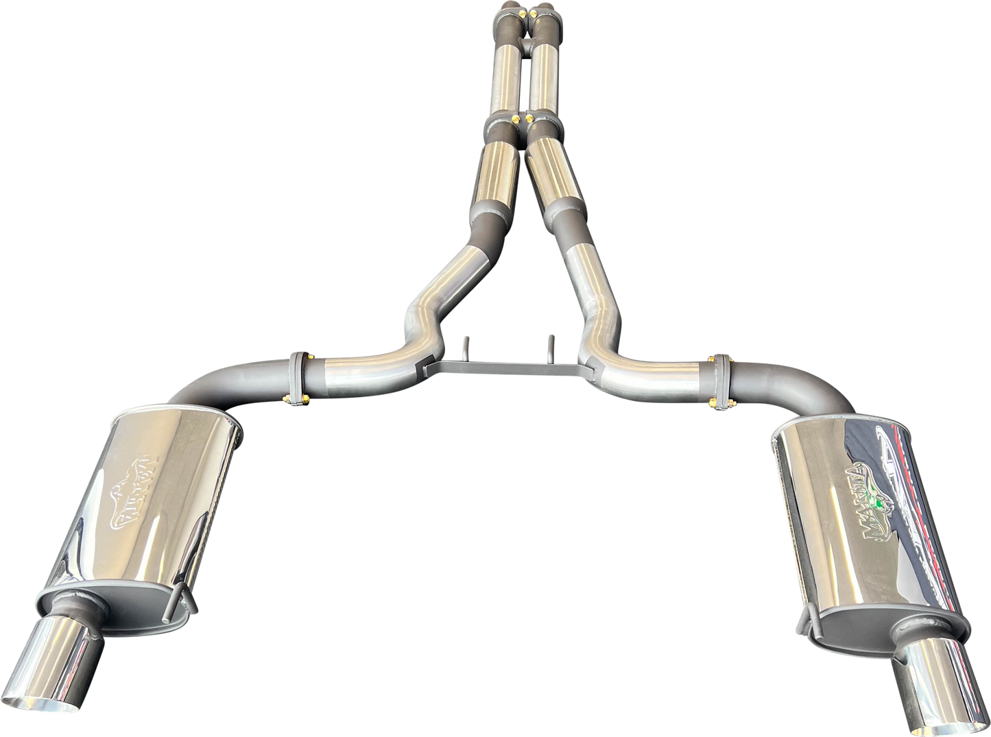Manta | Twin 3″ Cat Back Exhaust System with Twin Tips | Ford Mustang FM S550 5.0L V8 Fastback Coupe 2015–2017