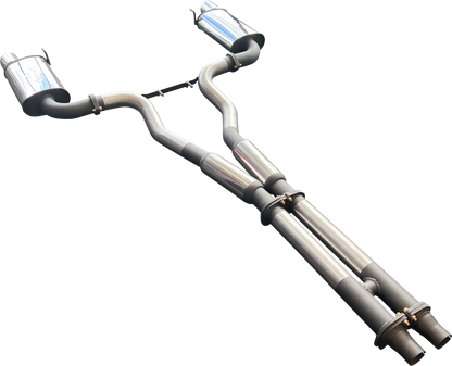 Manta | Twin 3″ Cat Back Exhaust System with Twin Tips | Ford Mustang FM S550 5.0L V8 Fastback Coupe 2015–2017