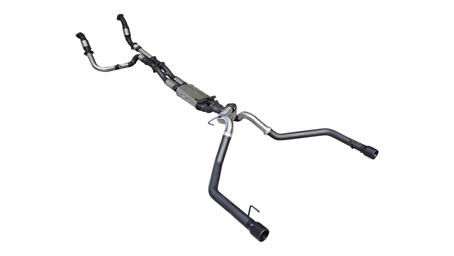 Manta | Twin 3″ Turbo Back Exhaust with Hi-Flow Cats & Bimodal | Ford Ranger Raptor V6 Next Gen 3.0L Twin Turbo Ute 2022–2025
