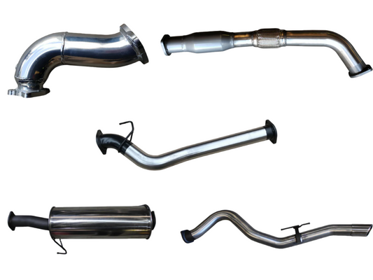 Manta | 3″ Turbo Back With Cat & With Muffler | Holden Colorado RC 3.0L LWB Cab Chassis 2008–2010