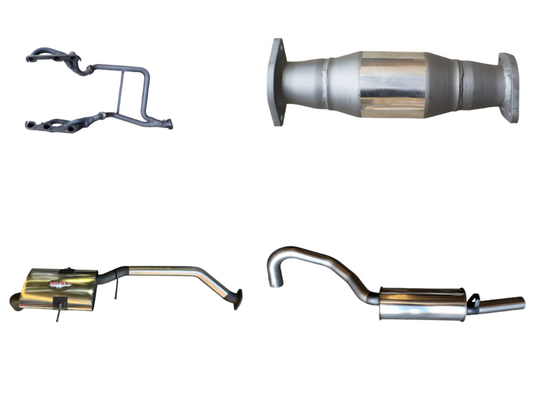 Manta | Single 2.5″ Full Exhaust System with Extractors | Holden Commodore VG VP VR V6 Ute Wagon 1990–1995