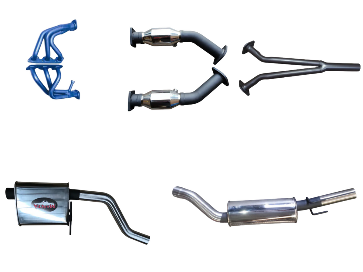 Manta 2.5″ Stainless Full System with Extractors | Holden Commodore VT VU VX VY 3.8L V6 Supercharged Sedan 1997–2004