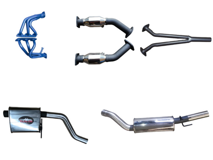 Manta 2.5″ Stainless Full System with Extractors | Holden Commodore VT VU VX VY 3.8L V6 Supercharged Sedan 1997–2004