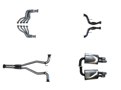 Manta Twin 2.5″ Stainless Full System with 1¾″ Extractors & Hotdog/Muffler | Holden Commodore VE 6.0L V8 Sport 2006–2013