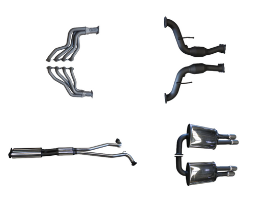 Manta Twin 2.5″ Stainless Full System with 1¾″ Extractors & Muffler | Holden Statesman / Caprice WM WN 6.0L V8 2006–2017