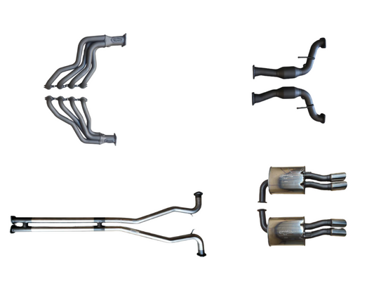 Manta | Twin 2.5″ Full Exhaust System with 1 3/4″ Headers | Holden Commodore VF V8 Ute 2013–2017