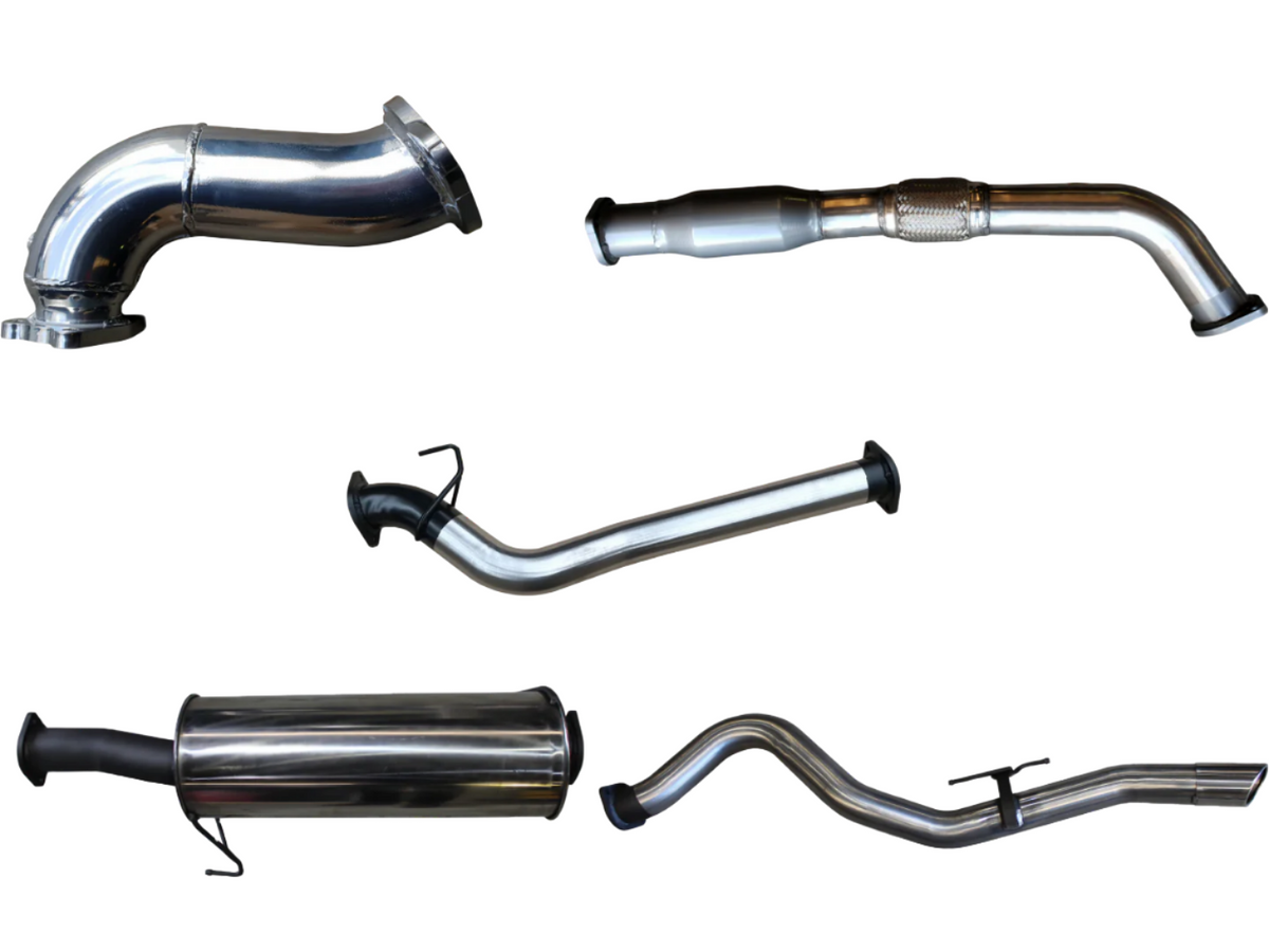 Manta 3″ Stainless Turbo Back Exhaust with Cat | Isuzu D-Max RA / Early Gen 3.0L 4JJ1-TC Turbo Diesel 2008–2010