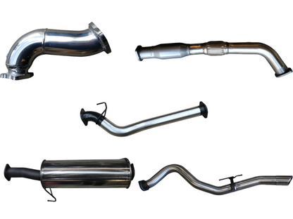 Manta 3″ Stainless Turbo Back Exhaust with Cat | Isuzu D-Max RA / Early Gen 3.0L 4JJ1-TC Turbo Diesel 2008–2010