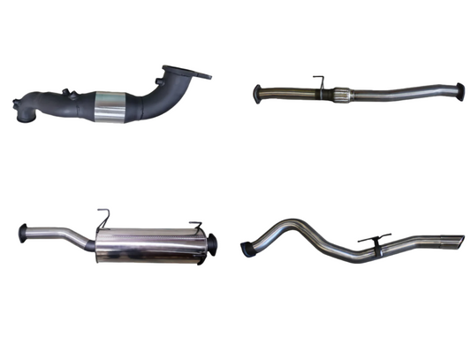 Manta | 3″ Turbo Back Exhaust with Cat | Isuzu D-Max 3.0L CRD Ute 2017–2020
