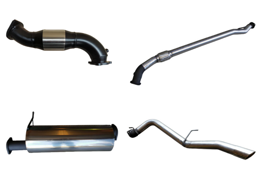 Manta | 3″ Turbo Back Exhaust with Cat & Muffler | Mitsubishi Triton MN 2.5L CRD Manual Ute 2008–2015
