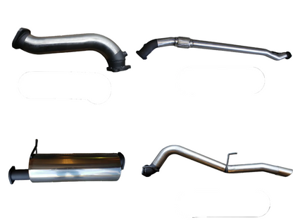 Manta 3″ Stainless Turbo Back Exhaust with Muffler, without Cat | Mitsubishi Triton MN 2.5L CRD Manual Ute 2008–2015