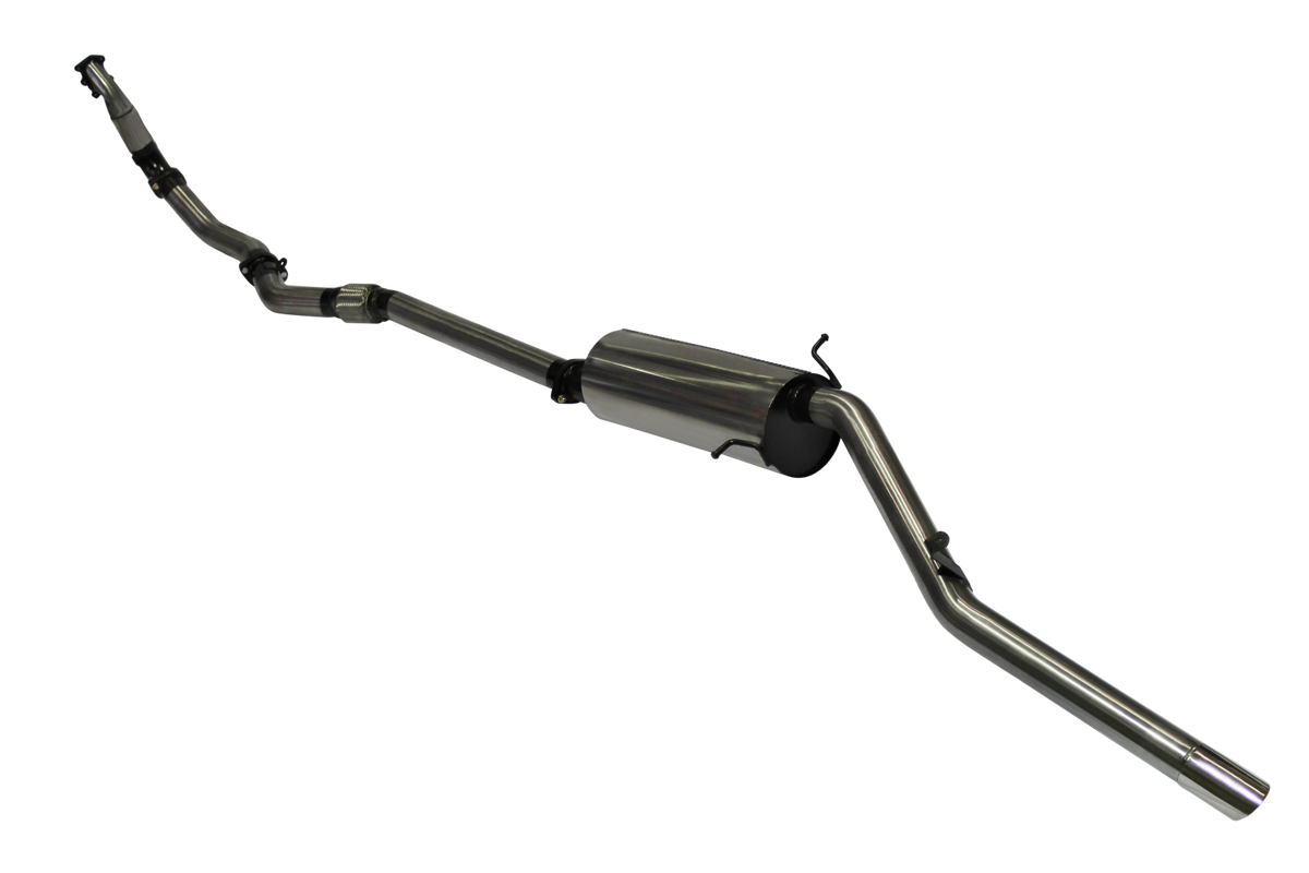 Manta 3″ Stainless Turbo Back Exhaust with Muffler, without Cat | Nissan Navara D22 3.0L Turbo Diesel Ute 2000–2006