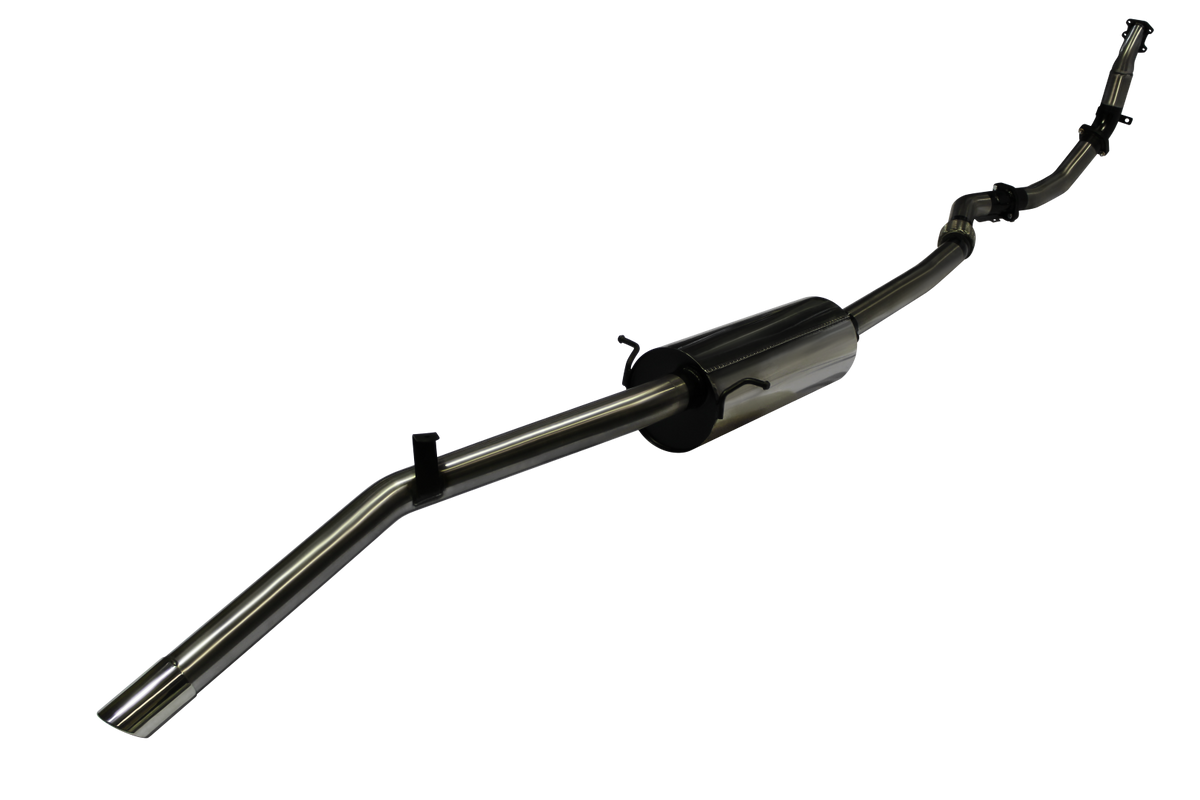 Manta 3″ Stainless Turbo Back Exhaust with Muffler, without Cat | Nissan Navara D22 3.0L Turbo Diesel Ute 2000–2006
